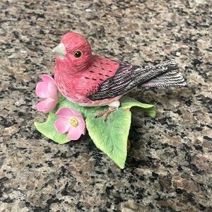 Lenox purple finch vintage 1991 fine porcelain Garden bird